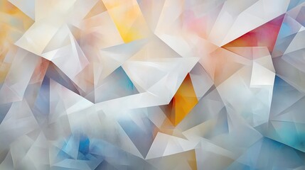 Poster - Colorful Abstract Geometric Shapes Create a Modern Design in a Bright and Textured Background