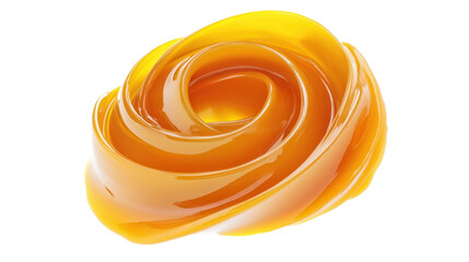 Poster - Swirling Golden Gel Texture for Creative Design and Background Use