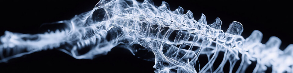 Poster - Abstract Image of a Spinal Column-like Structure