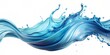 © BrilliantPixels - Abstract Water Wave Splash A 3D Render of a Blue Liquid Stream