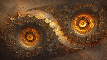 Poster - Abstract Visual Symphony Merging the Realms of Color and Texture