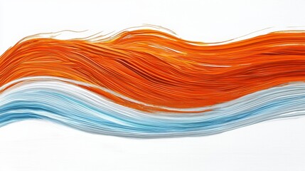 Poster - Bold Digital Brush Strokes Illustrating Creative Pioneering Techniques