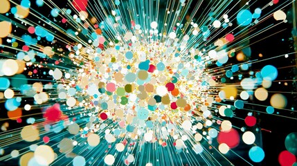 Poster - Celestial Exploration: Vibrant Data Journeys into New Frontiers of Discovery