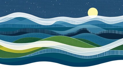 Poster - Colorful Digital Depictions of Core Principles in Nature and Harmony