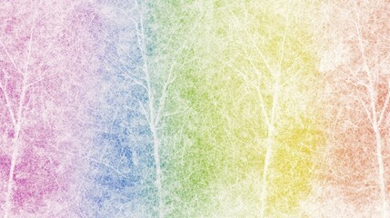Poster - Colorful Fractal Patterns Illustrating Natural Beauty and Connection