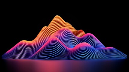 Poster - Ethereal Visuals of Blending Colors and Patterns in Modern Digital Art
