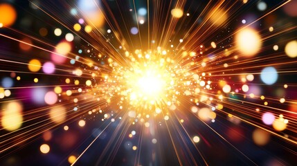 Poster - Luminous Waves of Light in a Digital Universe with Complex Energy Patterns