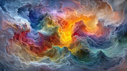 Poster - Multi-layered Digital Visualizations of Data Representing Abstract Concepts