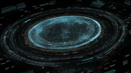 Poster - Stunning Visual Transitions Showcasing Evolving Cosmic Structures in Space