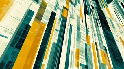 Poster - Vibrant Infographics Capturing the Essence of Modern Abstract Art