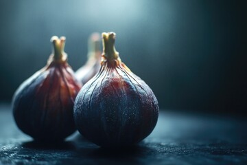 Aufkleber - A pair of figs sit atop a table