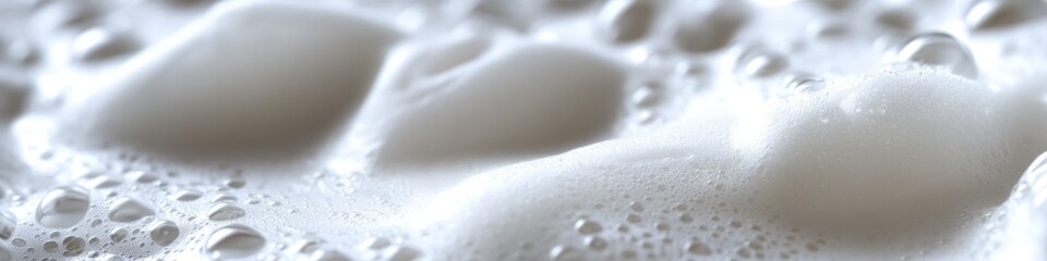 Poster - A close-up shot of a bunch of soap bubbles, great for illustrations or creative projects