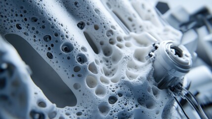 Poster - Detailed view of plastic surface with texture and color