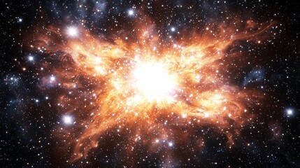Poster - plunge into cosmic mysteries with stunning illustrated space imagery