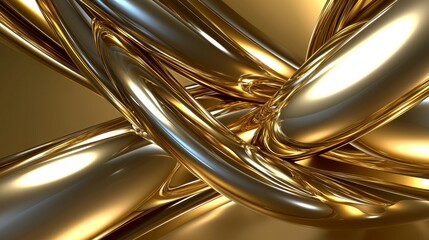 Poster - Capturing Notions of Infinity Through Abstract Golden Forms and Textures