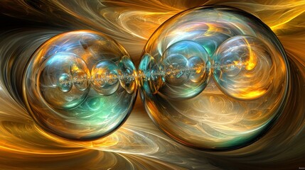 Poster - Colorful Abstract Visualization of Molecular Dynamics in Motion