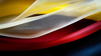 Poster - Vibrant Textures and Layers Creating Tangible Narratives of Colorful Vibrations
