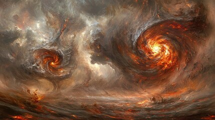 Poster - Captivating Digital Art Representing Supermassive Cosmic Phenomena