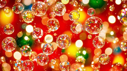 Poster - Digital Molecules and Landscapes: Abstract Representation of Bubbles and Light