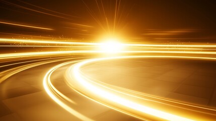 Poster - High Energy States Represented in Dynamic Abstract Visuals of Light