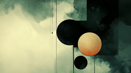 Poster - Abstract Illustration of Emotional Concepts and Physics in Cosmic Design