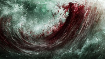 Poster - Abstract Quantum Leap Concepts Captured in Bold Colors and Dynamic Formations