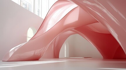 Poster - Dynamic and Colorful Quantum Leaps in Abstract Architectural Design