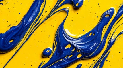 Poster - Abstract Representation of Space and Exploration in Vibrant Colors