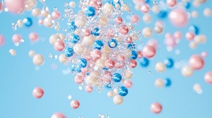 Poster - The Allure of Quantum Computing Visualized with Colorful Spheres and Bubbles