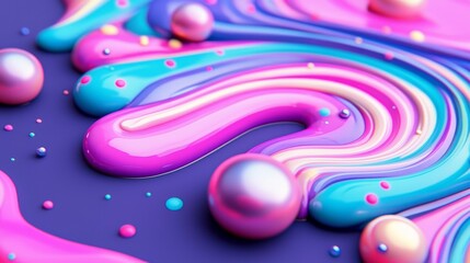Poster - Exploring the Beauty of Entropy Through Colorful Fluid Dynamics and Formations