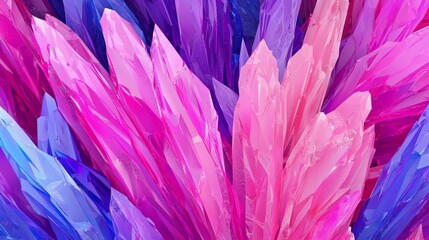 Poster - The Elegant Intersection of Fractals and Colorful Crystalline Structures