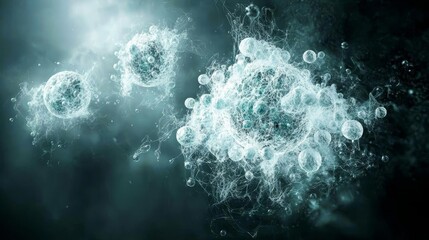 Poster - The Elegance of Hybridized Science and Art in Abstract Cellular Imagery