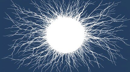 Poster - The Intersection of Light and Matter: Energy Visualization Concept Art