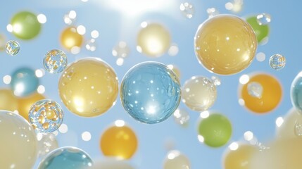 Poster - The Richness of Theoretical Physics Illustrated Through Floating Bubbles
