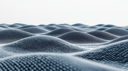Poster - Wave-Particle Duality Visual Representation in Abstract Form