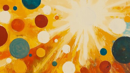 Poster - Unveiling Interstellar Journeys Through Vivid Colors and Radiant Light