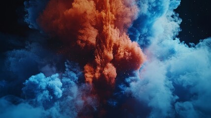 Poster - Vibrant Representations of Atomic Collisions in Colorful Clouds of Smoke