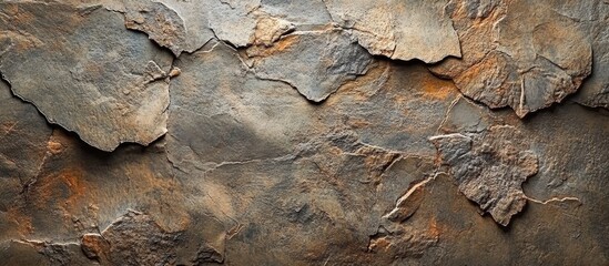 Poster - Textured Natural Stone Surface Background with Earthy Tones and Copy Space for Design Use