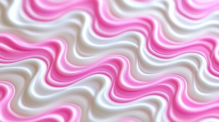 Poster - Colorful Vortex Dynamics Captured in Flowing Patterns of Pink and White