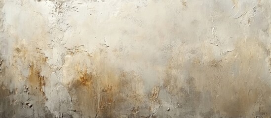 Poster - Abstract textured wall surface with neutral tones and color variations ideal for backgrounds and design purposes Copy Space