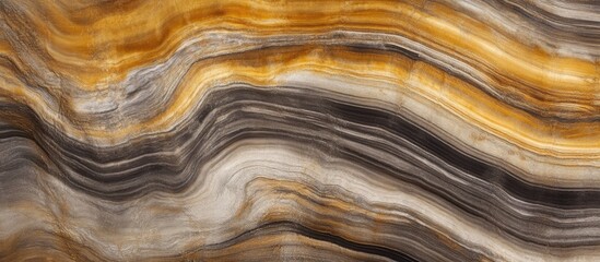 Poster - Abstract background of layered stone textures in shades of orange, black, and gray with smooth flowing patterns and Copy Space.