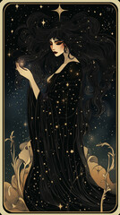 Wall Mural - tarot illustrations in modern style