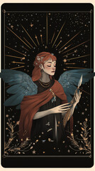 Wall Mural - tarot illustrations in modern style