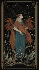 Wall Mural - tarot illustrations in modern style