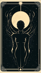 Wall Mural - tarot illustrations in modern style