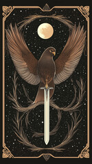 Wall Mural - tarot illustrations in modern style