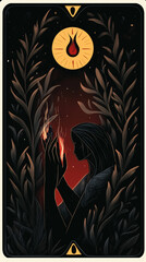 Wall Mural - tarot illustrations in modern style