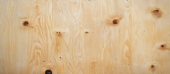 Poster - Natural light wooden texture background with visible knots and grain patterns suitable for various design applications and Copy Space.