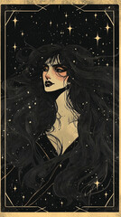 Wall Mural - tarot illustrations in modern style