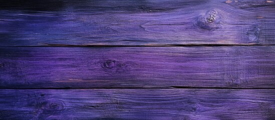 Poster - Purple and Blue Wooden Planks Background Texture with Copy Space